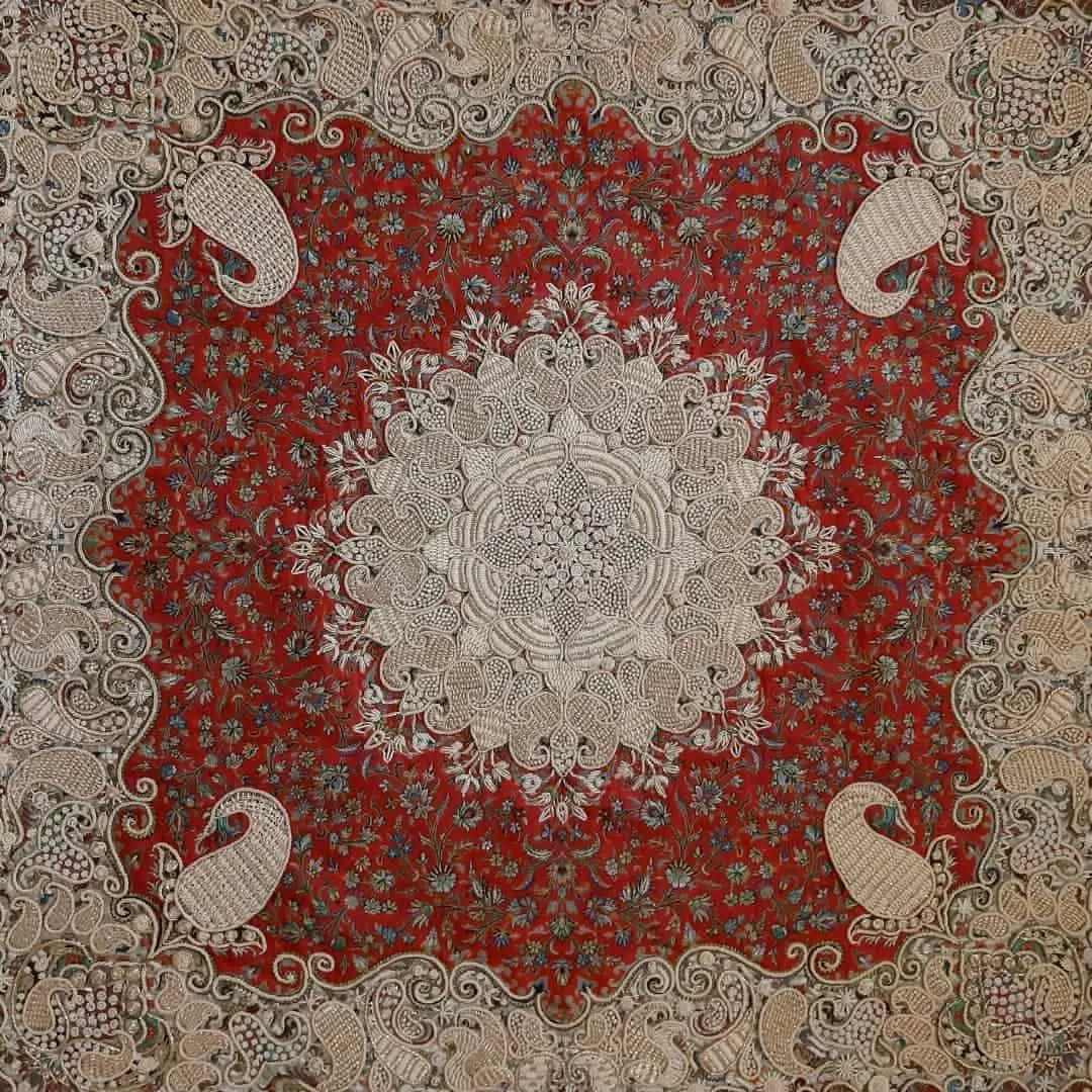 سرویس کامل پذیرایی ترمه سرمه دوزی شده