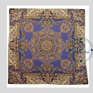 رومیزی ترمه اصل ابریشم طرح شور انگیز کد 2