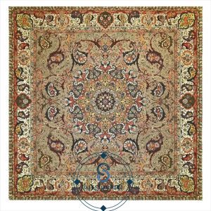 رومیزی ترمه شهریار کرم