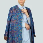 مانتو ترمه آبی