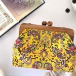 کیف ترمه ابریشم اصل رنگ زرد