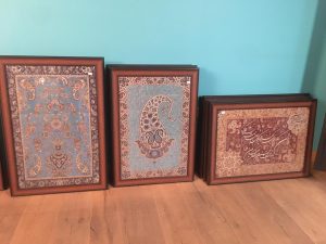 رنگ در تابلو ترمه