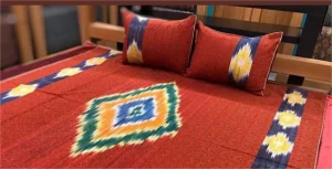 پشتی ترمه دارایی و روتختی ترمه