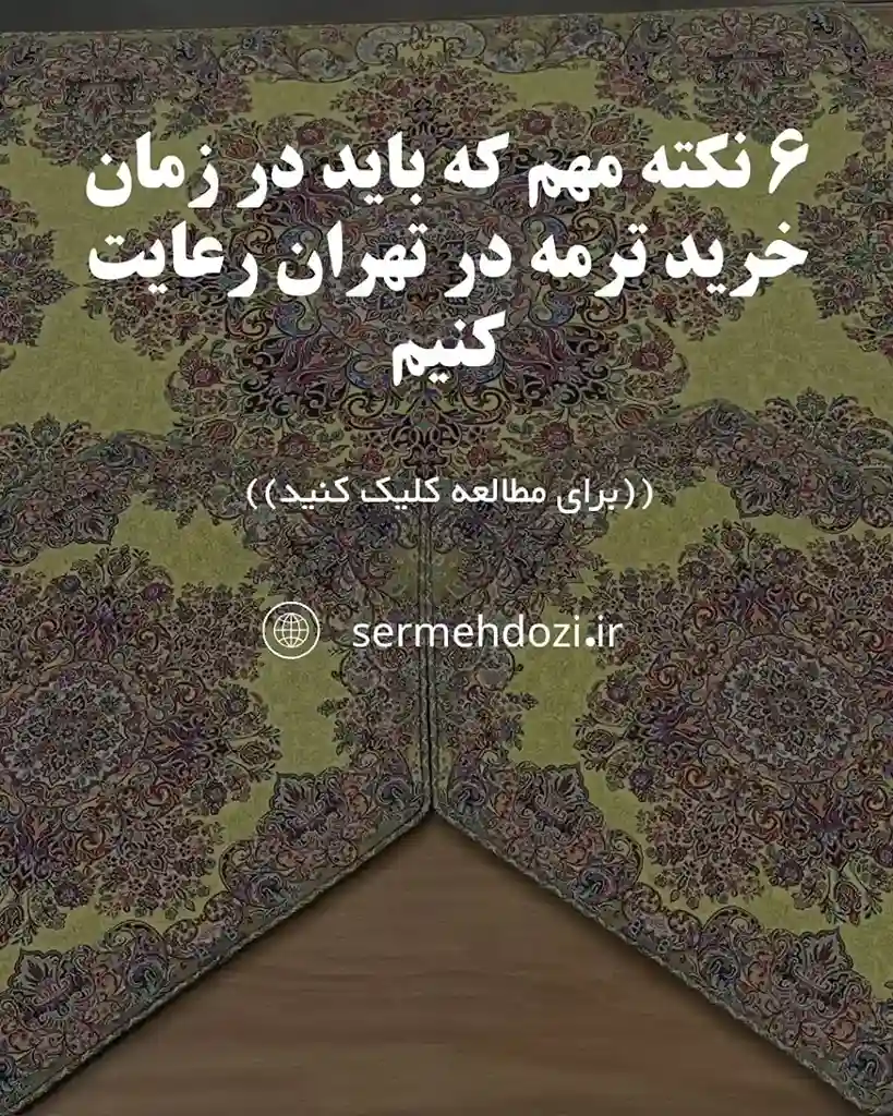 نکات مهمی که باید در زمان خرید ترمه در تهران به آن توجه کرد