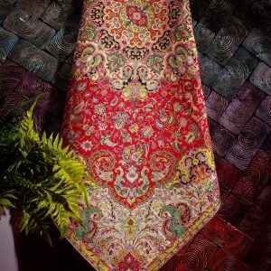 رومیزی ترمه طرح پروانه