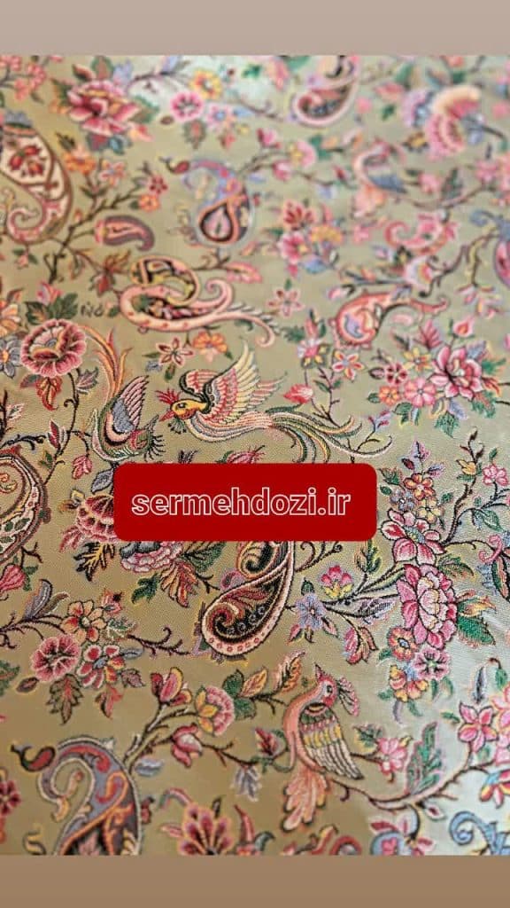پارچه ترمه متری طرح پرتو