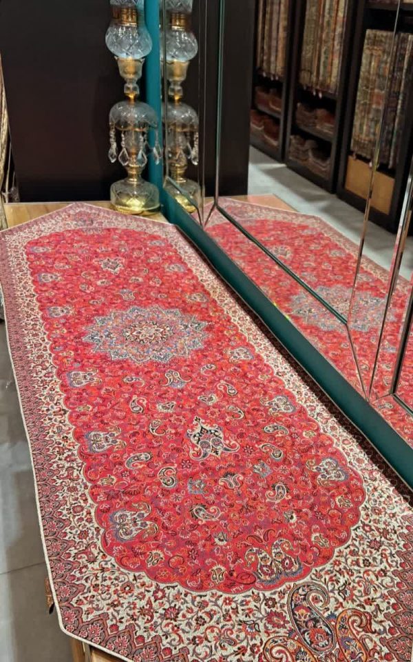 رانر ترمه شاه پرند زرشکی