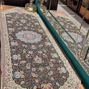 رانر ترمه شاه پرند رنگ مشکی