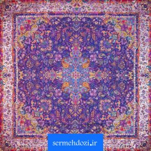 رومیزی ترمه ابریشم اصل سپهر ترمه هاشمی