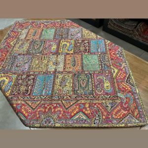 رومیزی و تابلو ترمه اصل ابریشم 14 رنگ طرح دیوان خشتی کد 08
