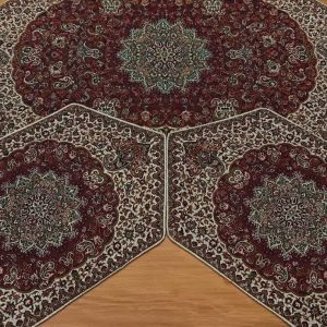 ست رومیزی ترمه 3 تیکه طرح شاه پرند کد 9