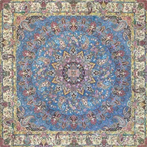 رومیزی ترمه مربعی 1*1