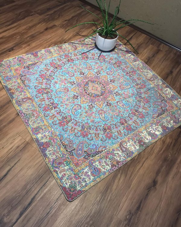 رومیزی ترمه ابریشم اذرناز
