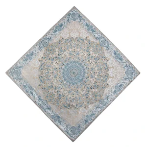 ترمه رومیزی طرح بهارانه کد 3 سایز 1*1