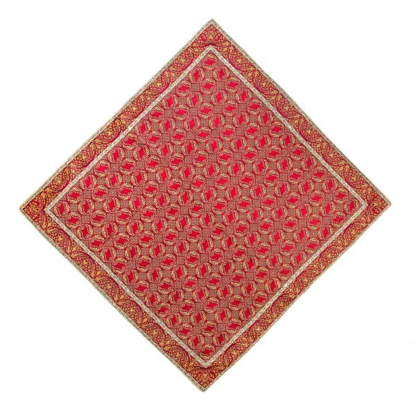 ست 4 تیکه رومیزی ترمه مستطیلی trem1 - Image 2