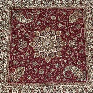 رومیزی ترمه ابریشم اصل طرح بهار از برند ترمه سالاری