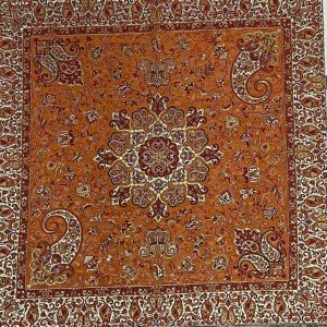 رومیزی ابریشمی پرتقالی سالاری