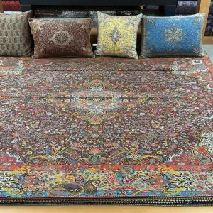 روتختی ترمه هاشمی طرح سپهسالار رنگ شکلاتی