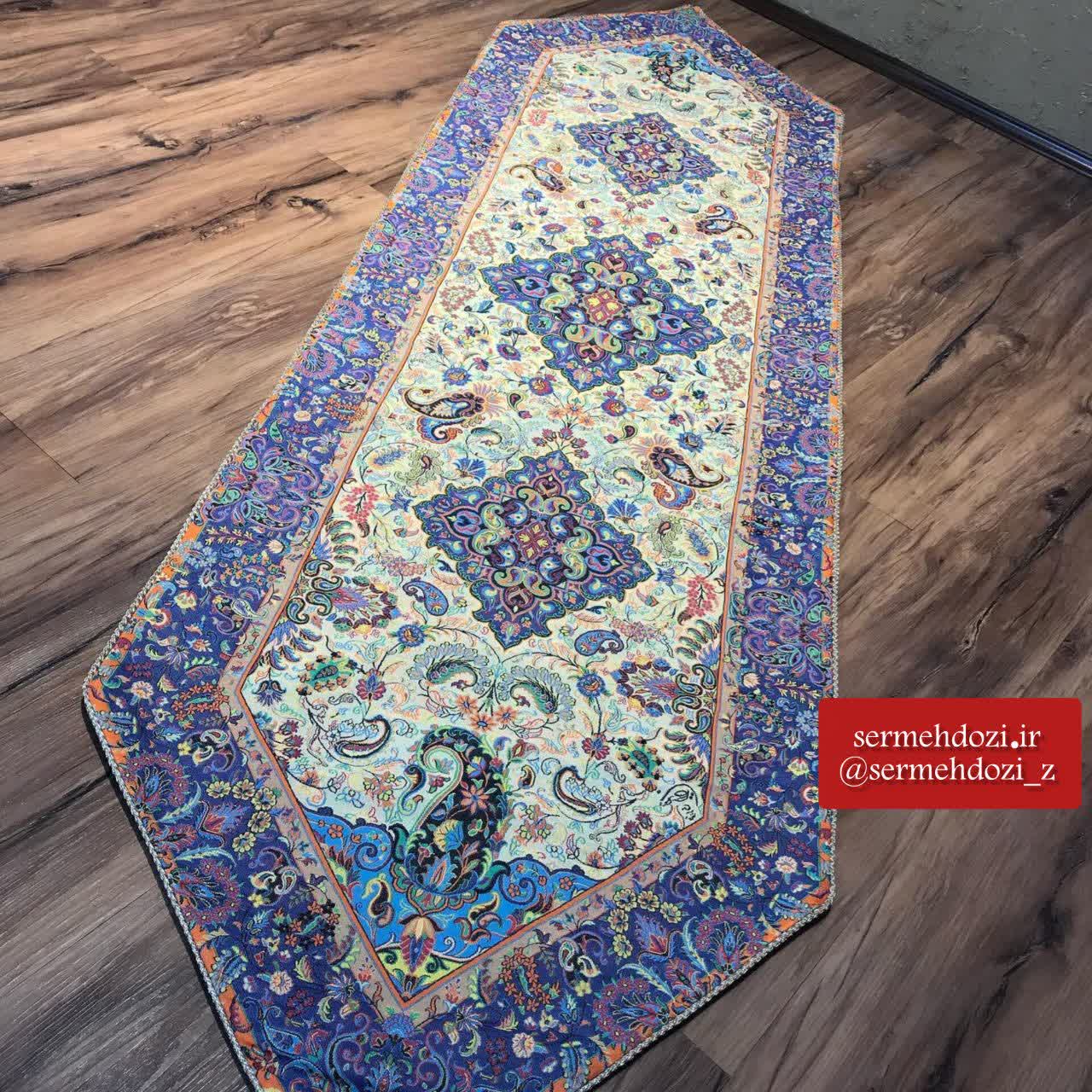 رانر ترمه ابریشم طرح شهنواز