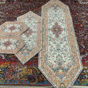 رومیزی ترمه 3 تکه طرح سپهر کد 3