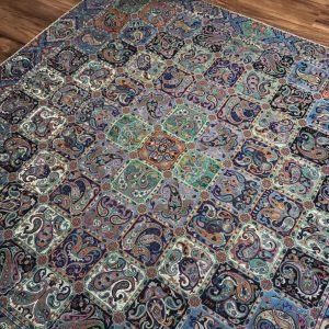 رومیزی ترمه ابریشم طرح شاهسون