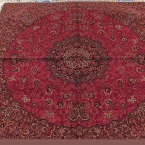 کاور کوسن ترمه ابریشم طرح شاه پرند کد 4